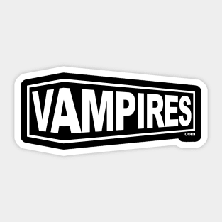 Vampires Sticker